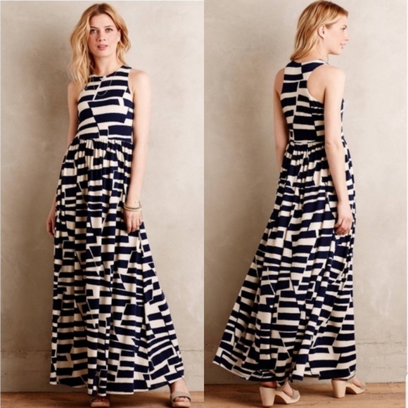 Anthropologie Dresses & Skirts - Anthro Sunday In Brooklyn Blue Pirin Maxi Dress